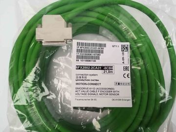 China Green Servo Motor Cable Siemens Simodrive 611D Connection System Motion Connect 6FX2002-2CA31-0CB0 supplier